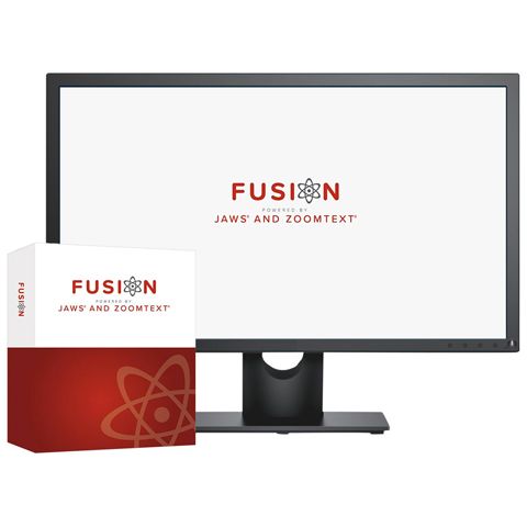 Fusion Software includes JAWS and ZoomText